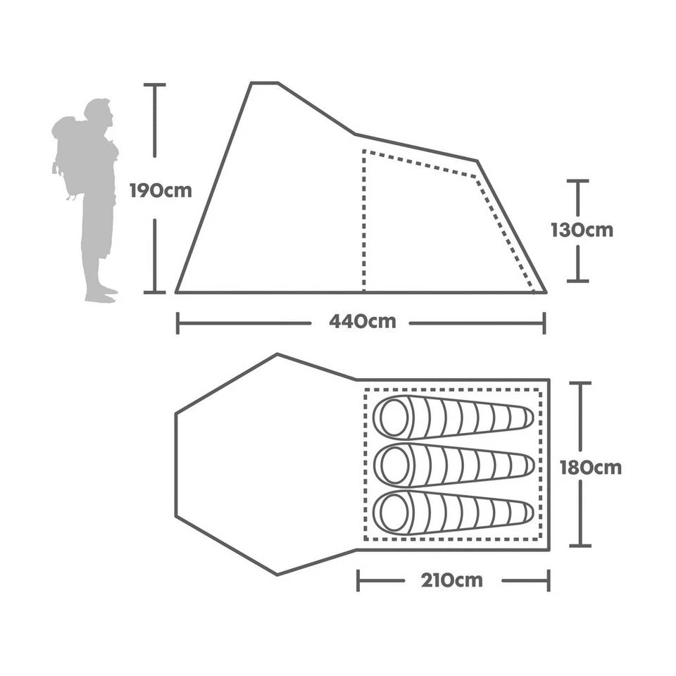 Vango Galaxy 300 Tent 4 Vango Galaxy 300 Tent - Image 2