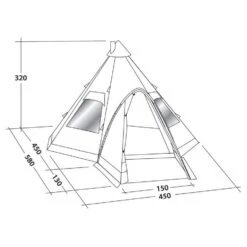 Robens Kiowa 10 Person Tipi Tent 14 Robens Kiowa 10 Person Tipi Tent -Berghaus Store go 044108 e