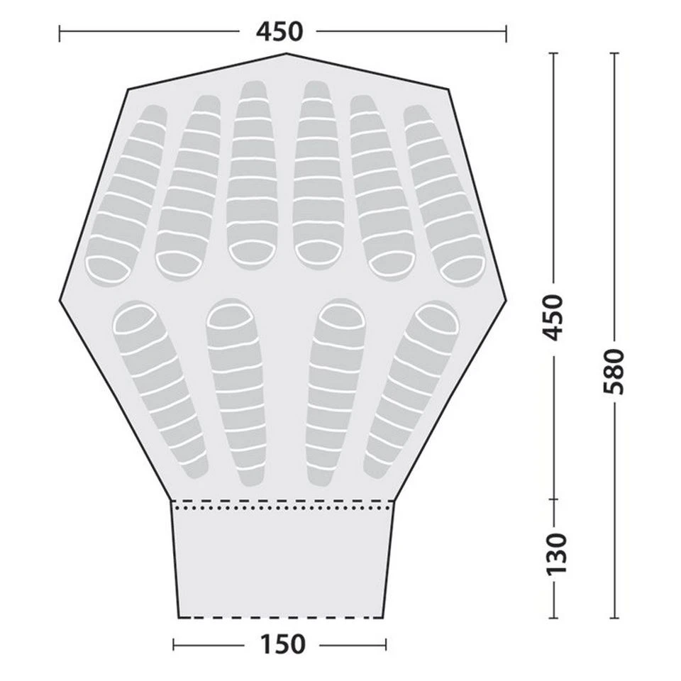 Robens Kiowa 10 Person Tipi Tent 8 Robens Kiowa 10 Person Tipi Tent - Image 6