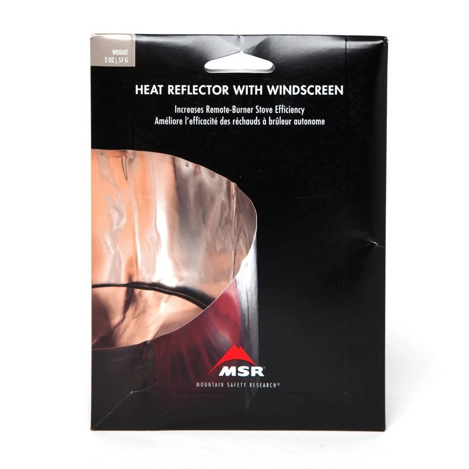MSR Solid Heat Reflector With Windscreen 3 MSR Solid Heat Reflector With Windscreen
