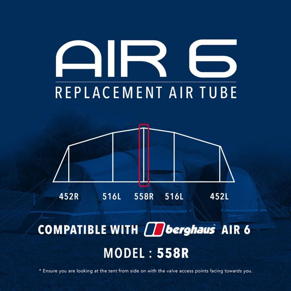 Air 6 Replacement Air Tube (Middle - 558R) 5 Air 6 Replacement Air Tube (Middle - 558R) - Image 3