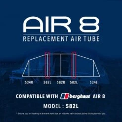 Air 8 Replacement Air Tube (582L) -Berghaus Store go 190083 z