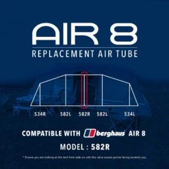 Air 8 Replacement Air Tube (582R) 7 Air 8 Replacement Air Tube (582R) -Berghaus Store go 190085 z