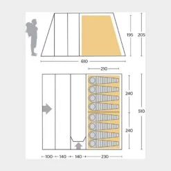 Vanguard Eclipse 8 Premium Family Tent -Berghaus Store go 329225 b