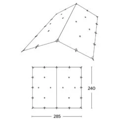 Bush Pro Tarp -Berghaus Store go 329229 g