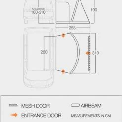 Vango Elwood Low Van Awning -Berghaus Store go 331018 e