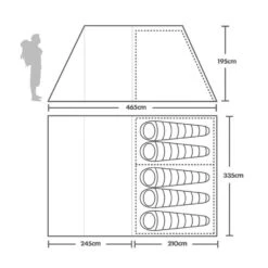 Vango Icarus 500 Deluxe Family Tent -Berghaus Store go 350646 b
