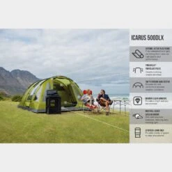 Vango Icarus 500 Deluxe Family Tent -Berghaus Store go 350646 d