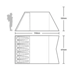 Horizon 700 Air Nightfall Tent -Berghaus Store go 354683 b