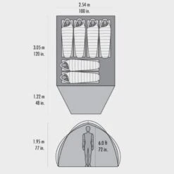 MSR Habitude 6 Family Camping Tent -Berghaus Store go 364751 b