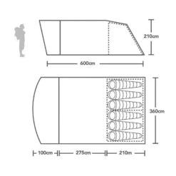 Vango Antrim Air 600XL Family Tent 17 Vango Antrim Air 600XL Family Tent -Berghaus Store go 447778 b