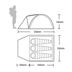 Cairns 3 DLX Nightfall Tent -Berghaus Store go 503095 b