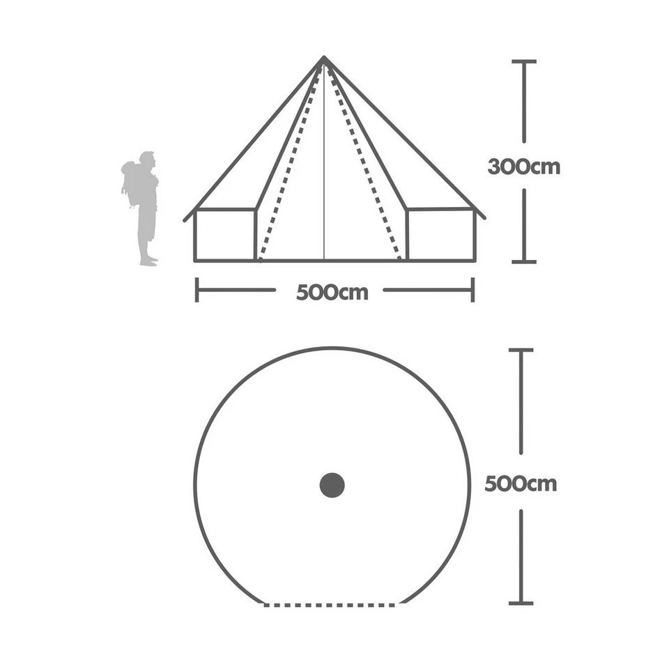 5 Metre Family Bell Tent 4 5 Metre Family Bell Tent - Image 2