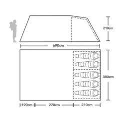 Vango Dovedale Air 550XL Tent -Berghaus Store go 513362 b