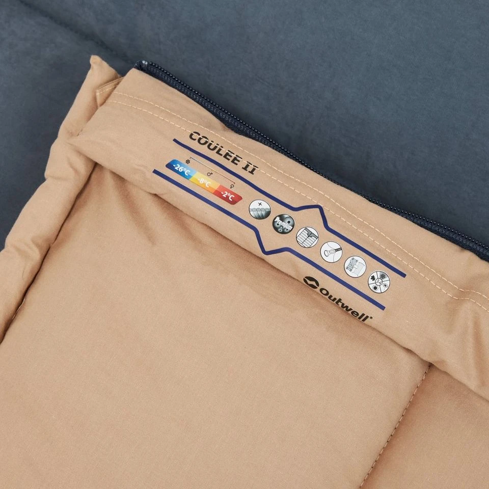 Outwell Coulee II Single Sleeping Bag 9 Outwell Coulee II Single Sleeping Bag - Image 7